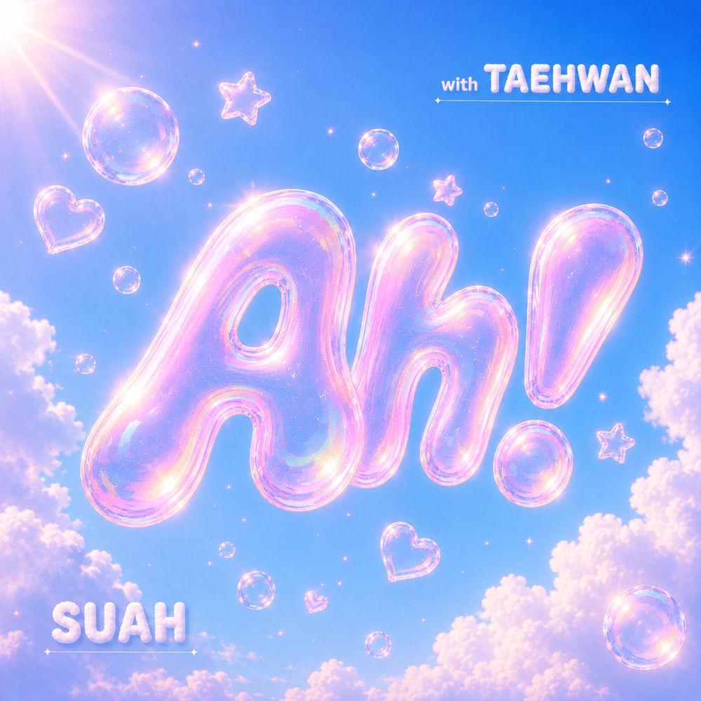 Suah - Ah! (with TAEHWAN) cover art on Wallkpop