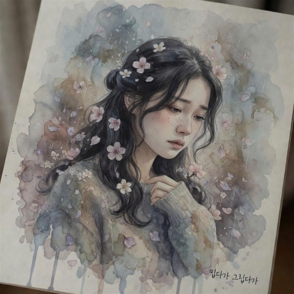 SUZI - 밉다가 그립다가 (Hate you, then miss you) cover art on Wallkpop