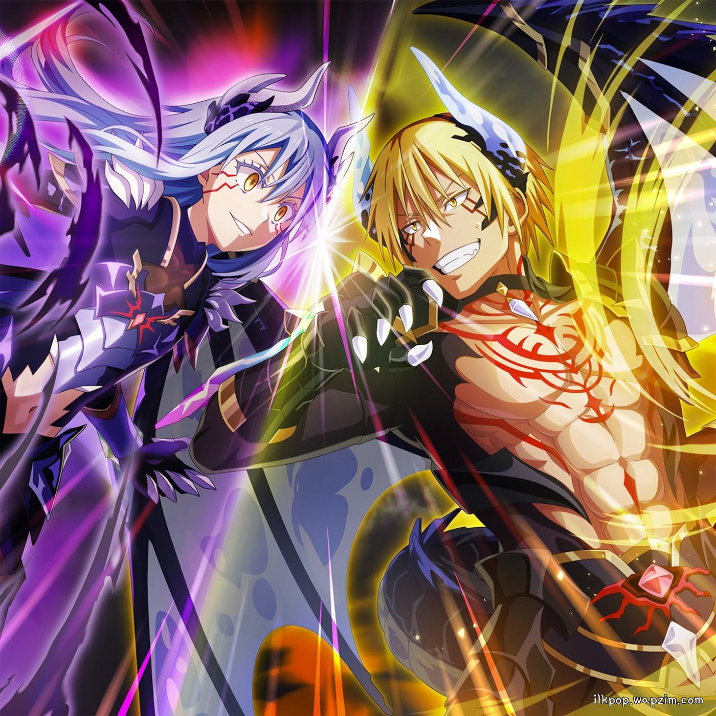 Takuma Terashima - Glitter [Theme Song Tensei shitara Slime Datta Ken: Maou to Ryuu no Kenkoku-tan] cover art on Wallkpop