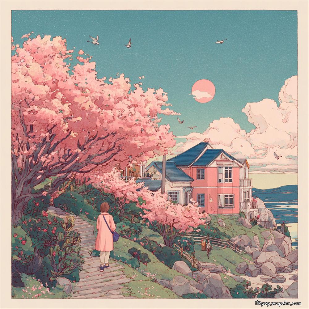 The Jadu - 봄바람 휘날리고 (Spring Breeze) (Feat. Goheung) cover art on Wallkpop