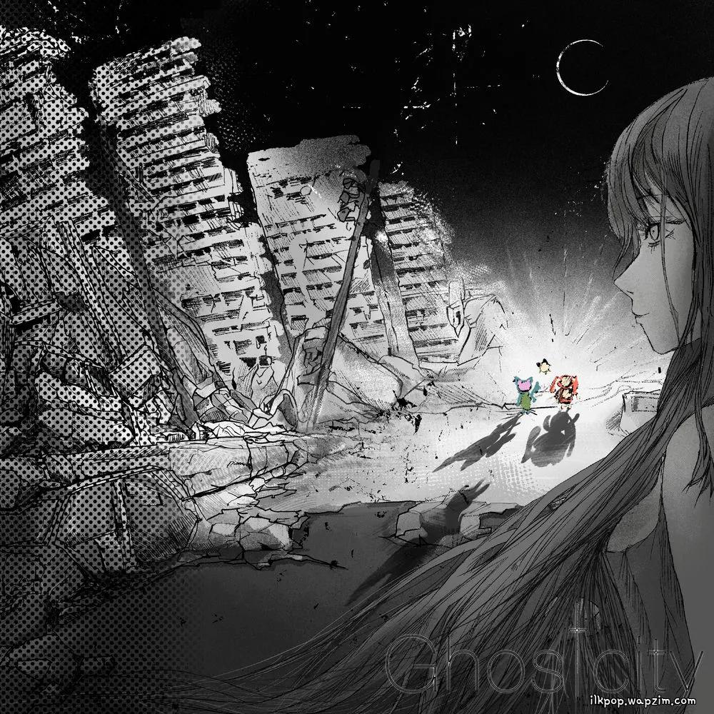 TOIL & Choi Seong & Jayci yucca - 고스트시티 (Ghostcity) cover art on Wallkpop