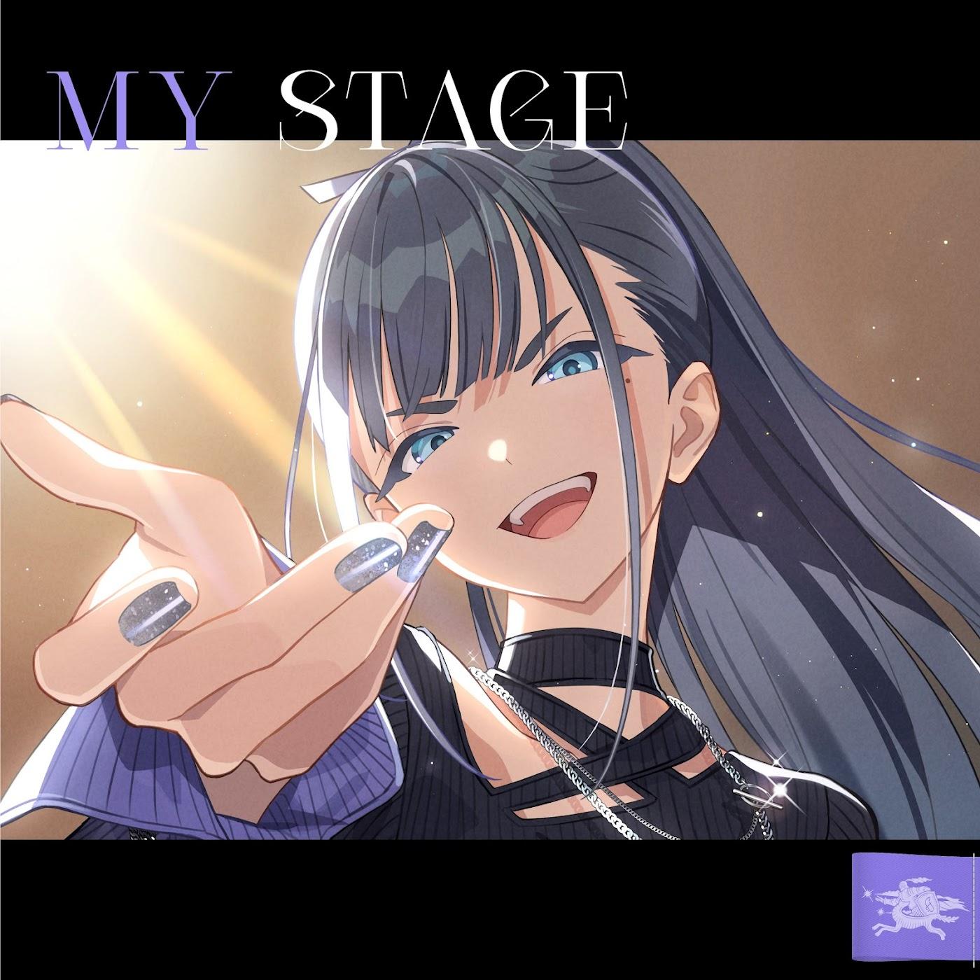 Tsubame Amaya (CV: Amane Yukari) - MY STAGE [Theme Song Gakuen IDOLM@STER] cover art on Wallkpop