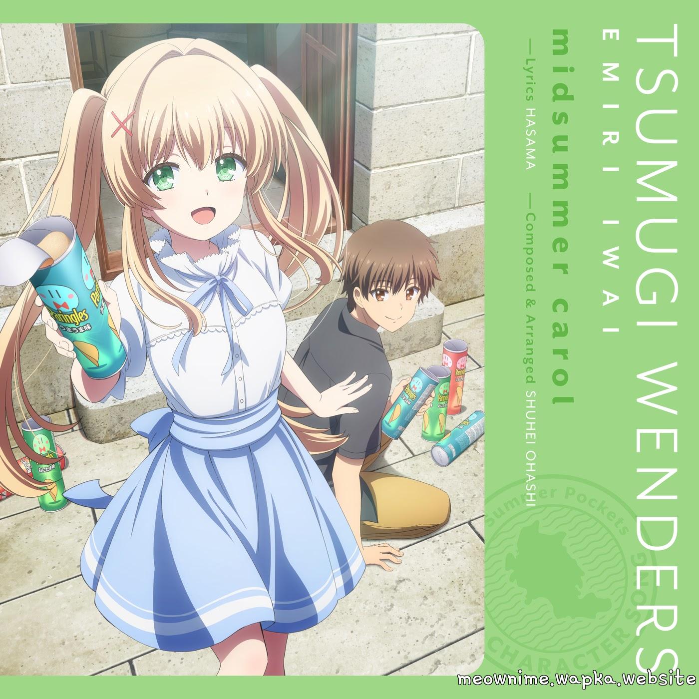 Tsumugi Wenders (CV: Emiri Iwai) - midsummer carol [Theme Song Summer Pockets] cover art on Wallkpop