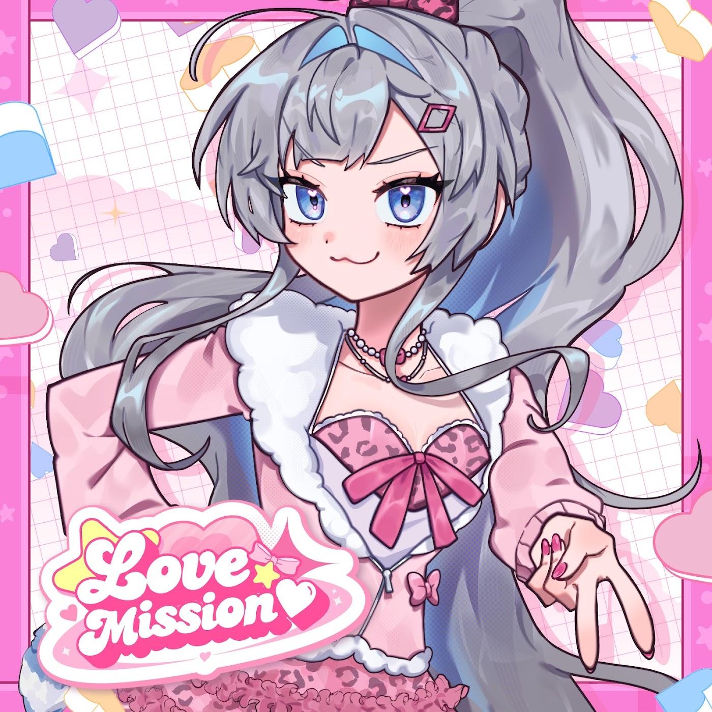 Vestia Zeta - Love Mission♡ [Theme Song hololive IDOL PROJECT] cover art on Wallkpop