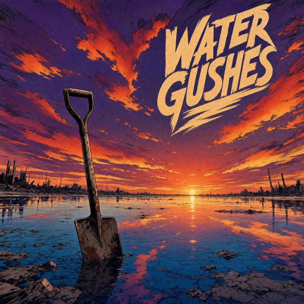 W24 - water gushes cover art on Wallkpop