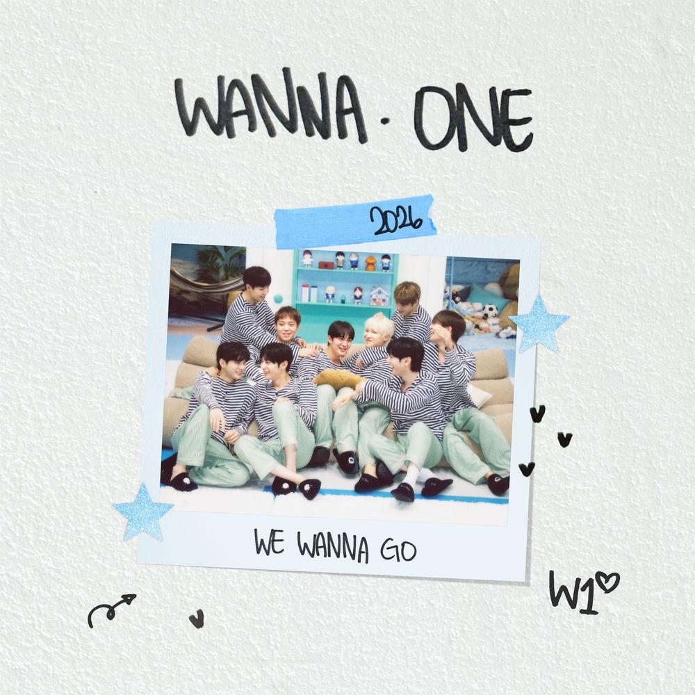 Wanna One - WE WANNA GO cover art on Wallkpop