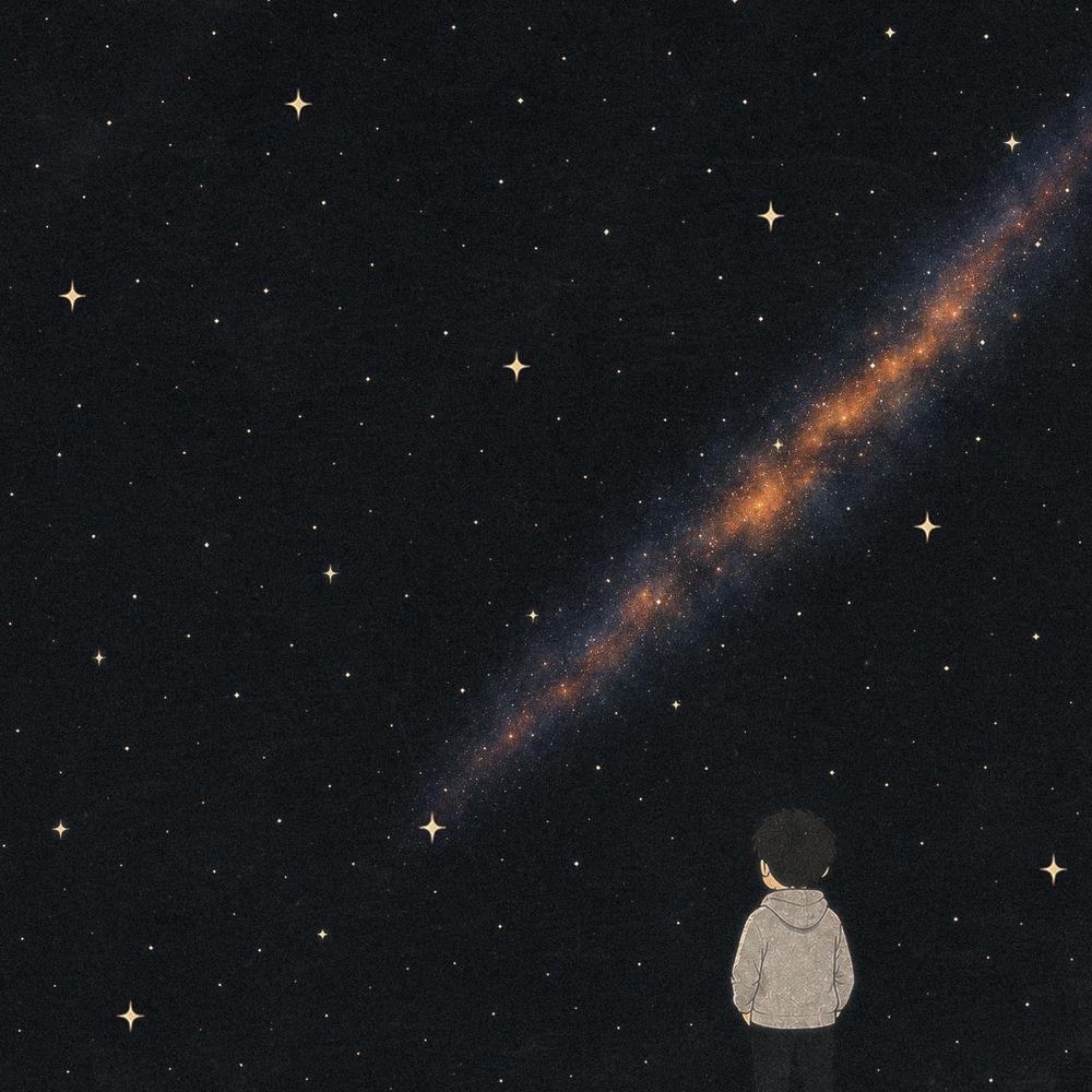 WOO JIN YOUNG - Galaxy cover art on Wallkpop