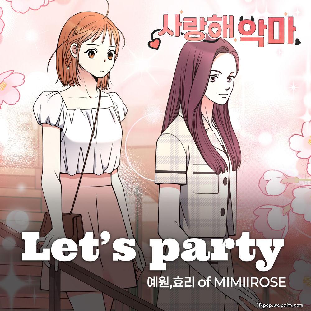 YEWON (MIMIIROSE) & HYORI (MIMIIROSE) - Let's Party cover art on Wallkpop