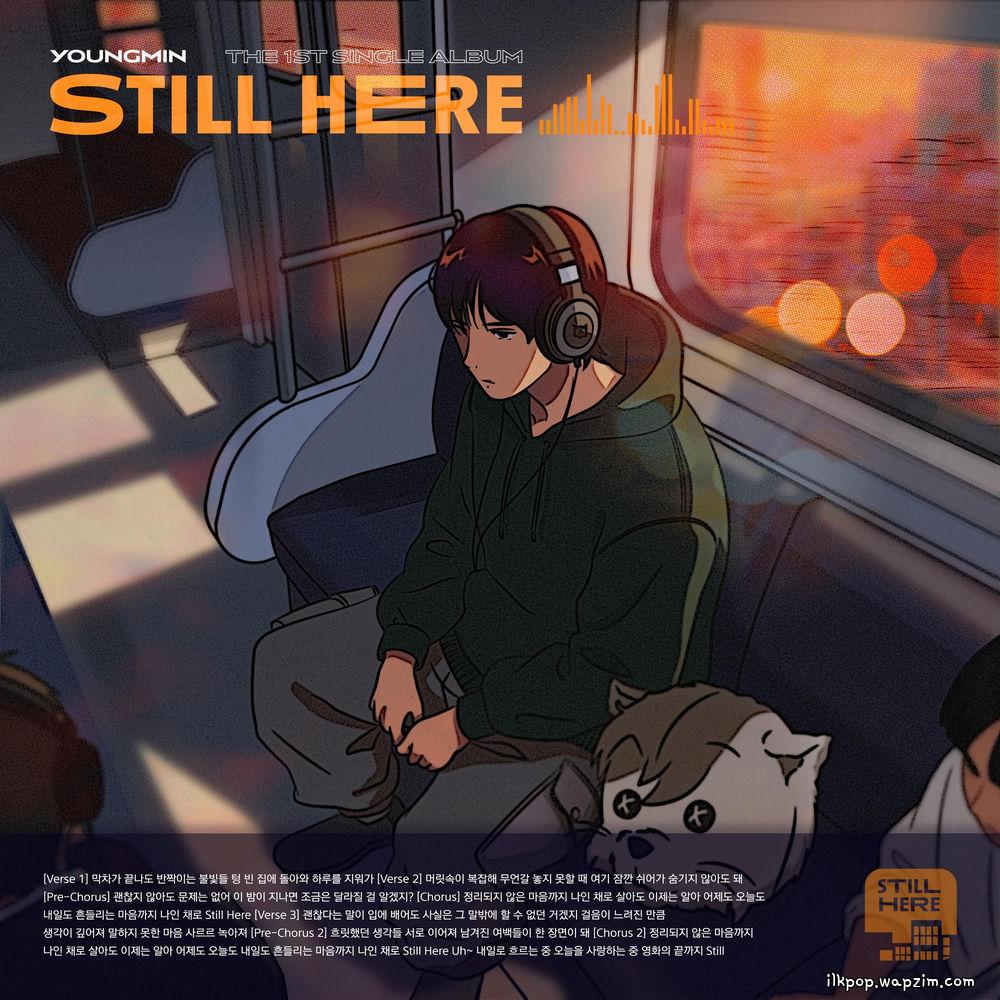 Young Min - Still Here cover art on Wallkpop